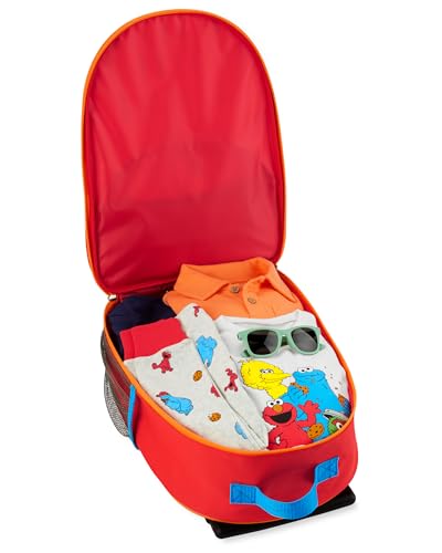 Skip Hop x Sesame Street Toddler Kids Carry-On Rolling Luggage with Wheels, Age 3y+ - Elmo