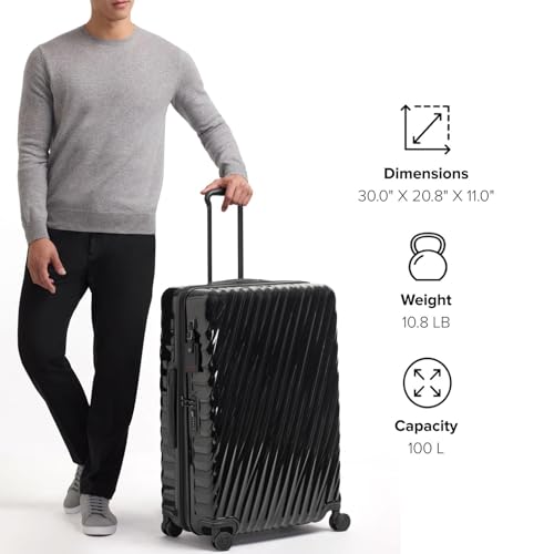 TUMI - 19 Degree Lite 4 Wheel Luggage - Lightweight and Highly Durable, Modern Contour, Hard Shell Men's and Women's Suitcase - 30" Large Checked Packing Case, Wine