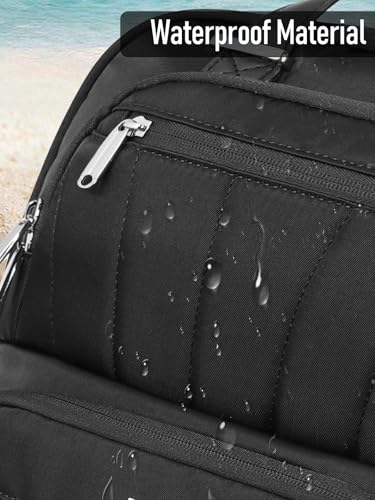 FIGESTIN Underseat Carry On Luggage with Wheels, 16-inch Softside Rolling Under Seat Luggage, Lightweight Overnight Carry On Suitcase for Women Men(Black)