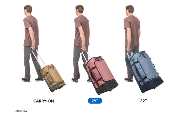 Eagle Creek Cargo Hauler XT Wheeled Duffel - Wheeled Backpack Duffel - Deployable Backpack Straps - Lockable U-Lid & Easy Access Compartment - 29" - Charcoal