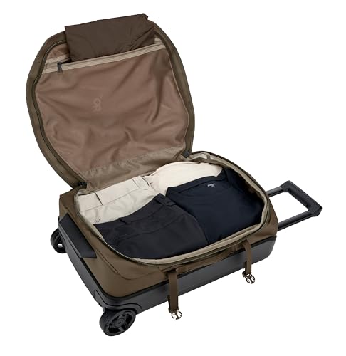 Thule Chasm Wheeled Duffel, Carry-on Compliant, Weather-Resistant Materials, Internal Divider, Easy to Pack Space, Small External Pocket