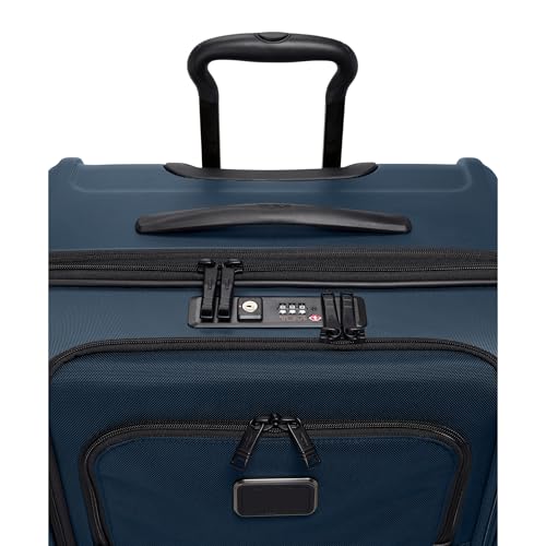 TUMI - Alpha Hybrid Medium Trip Expandable 4 Wheeled Packing Case - Zip Expansion Large Checked Suitcase with Top and Side-Grab Handles - Navy