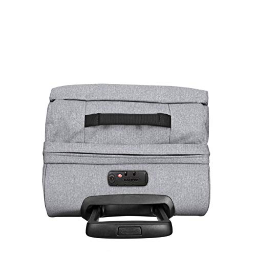 Eastpak Tranverz M – 78L Large Wheeled Luggage with Dual Compartments, TSA Lock, Compression Straps & Smooth-Wheeling System, Sunday Grey