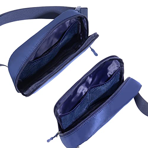 Belt bag Fanny pack crossbody bags for women Everywhere belt bag (blue)