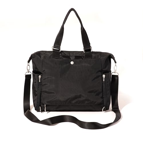 Baggallini Trifecta Convertible Backpack Crossbody Tote Bag - 11x12 Lightweight Travel Bag w/RFID Phone Wristlet