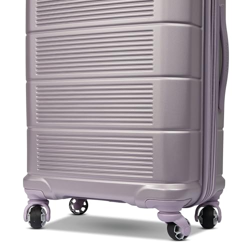 American Tourister Stratum 2.0 Expandable Hardside Luggage with Spinner Wheels, 24" SPINNER, Purple Haze