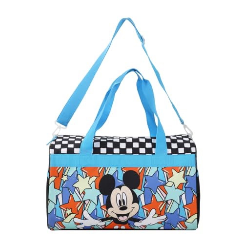 Bioworld Disney Mickey Mouse Polka Dots Youth 4-Piece Travel Set Carry on Luggage