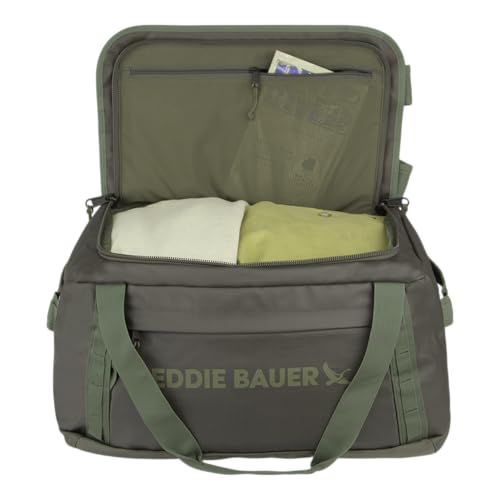 Eddie Bauer Maximus Convertible Duffel Bag | 40L | Travel | Outdoor Gear | Convertible Backpack | Weather-Resistant | Durable | Rugged - Spruce