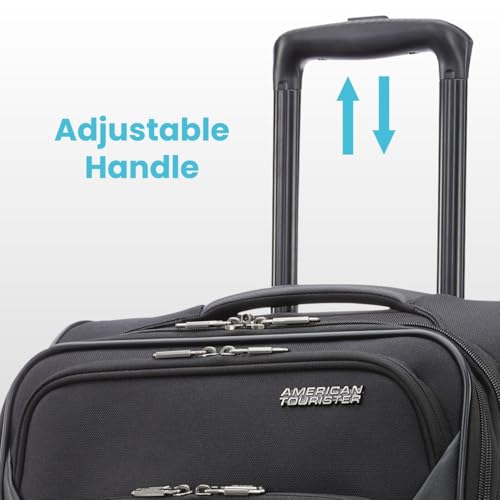 American Tourister 4 KIX 2.0 Expandable Softside Luggage with Spinner Wheels, 24 SPINNER, PURPLE ORCHID