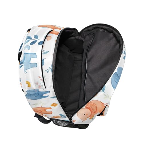 SyXIOP Cartoon Cute Elephant White carry on backpacks for kids with big books bag for teen para bebes varon