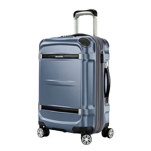 Ricardo Beverly Hills Rodeo Drive 2.0 Hardside 4 Wheel Spinner, TSA Lock, Lightweight Suitcase, Unisex, Stylish (Arctic Blue, 21-Inch Carry-On)