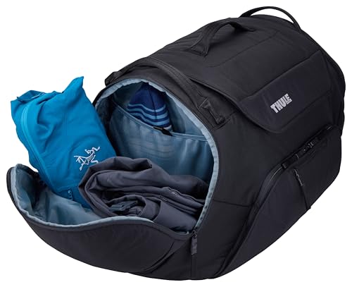 Thule RoundTrip 80L Duffel - Storage compartments to organize and protect gear - Boot bag for ski and snowboard travel - Soft pocket for goggles and helmet - Dry bag included