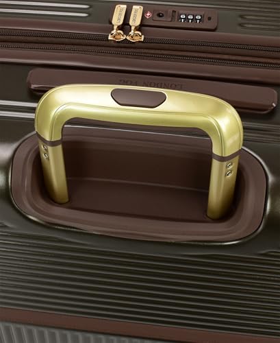 London Fog Brentwood IV 29" Expandable Spinner Hardside Suitcase, Sedona Bronze
