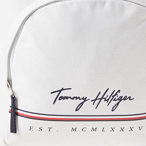 Tommy Hilfiger Men's York Backpack, Bright White, One Size