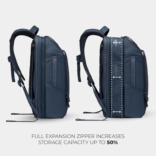 NOMATIC 20L Travel Pack - Mens Travel Backpack - Expandable to 30L - Water Resistant Daypack - TSA-Ready - Lightweight Business Traveling Backpack for Men - 16" Laptop Compartment