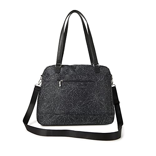 Overnight Expandable Laptop Tote - 16.5"x13.5" Lightweight Weekender Carry-on Travel Bag for Women