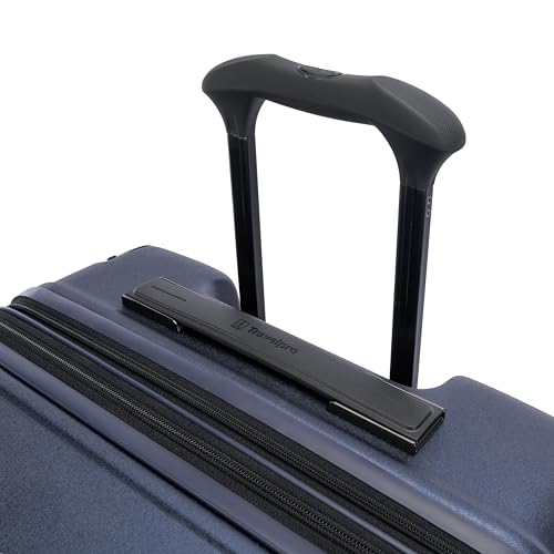 Travelpro Platinum Elite Hardside Expandable Spinner Wheel Luggage TSA Lock Hard Shell Polycarbonate Suitcase, Aviator Navy, Checked-Medium 25-Inch