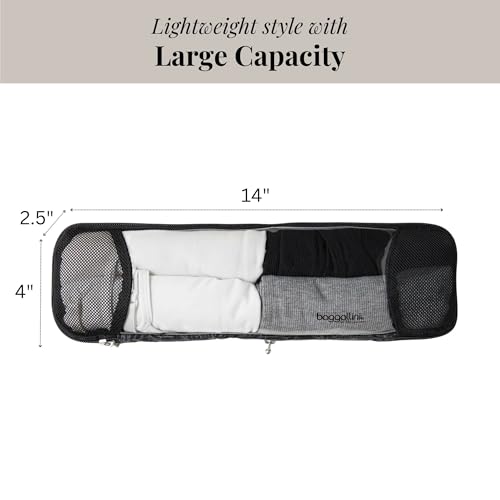 Baggallini Long Compression Cube - Lightweight Compression Packing Cube for Travel