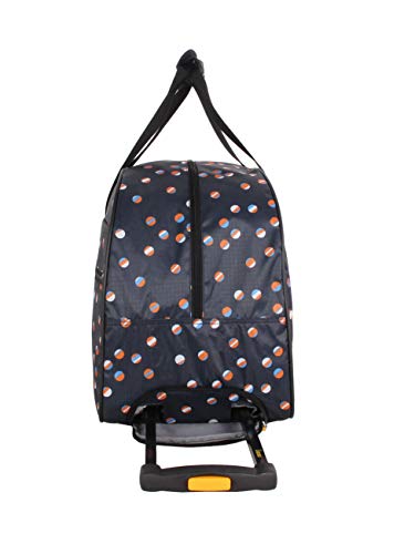 LUCAS Designer Carry On Luggage Collection - Lightweight Pattern 22 Inch Duffel Bag- Weekender Overnight Business Travel Suitcase with 2- Rolling Spinner Wheels (Spot-Light)