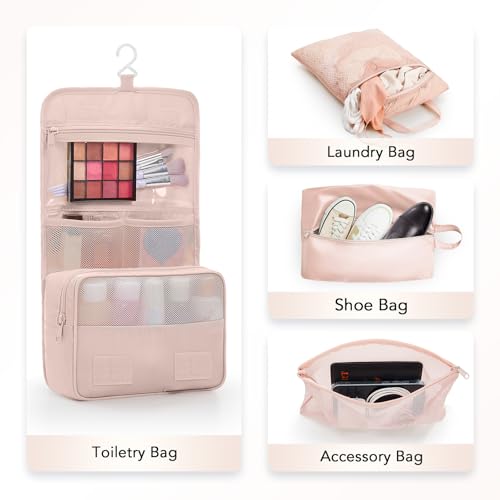 10 Set Compression Packing Cubes for Travel Gifts Mom Women,OlarHike Luggage Clothes Garment Bags for Travelers,Airplane/Cruise/Car Travel Essentials,Compressible Expandable Saver Space Bags(Beige)