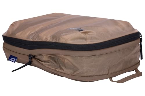 Thule Compression Packing Cube, Size Medium, Semitransparent Fabric, Easy to Pack, YKK Zippers