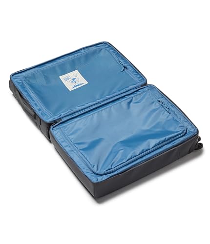 JanSport Good Latitude Carry On Spinner Suitcase - 42L Water Resistant Travel Luggage with 16 Inch Laptop Sleeve - Durable Lightweight Rolling Hardside Softside Carry-on Bag, Smokey Grit