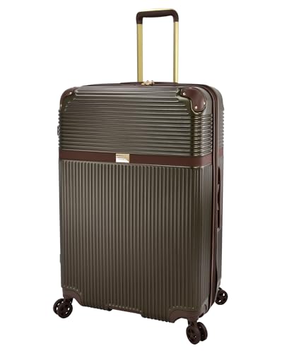 London Fog Brentwood IV 29" Expandable Spinner Hardside Suitcase, Sedona Bronze