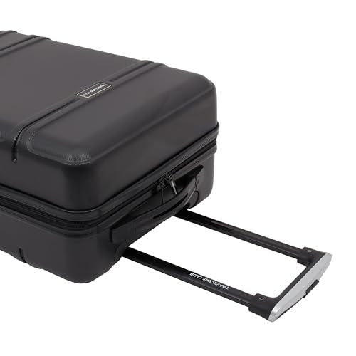 Travelers Club Skyline 22" Carry-On Spinner Luggage, Black