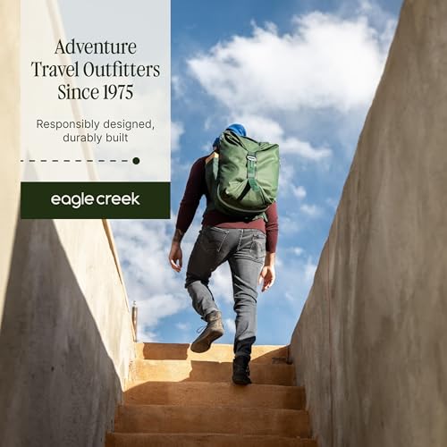 eagle creek Tour Travel Pack 40L – Lightweight, Carry-On Size Backpack with Expandable Storage, Laptop Compartment - Has Travel-Ready Features for Global Adventures - Black