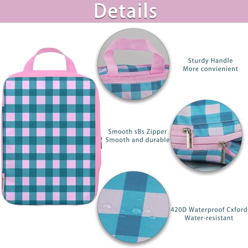 Xmzsdz 8 Pcs Compression Packing Cubes for Travel, Lightweight Waterproof Luggage Organizer Bags Set, Washable Packaging Cubes for Women Backpack Carry-On Suitcases