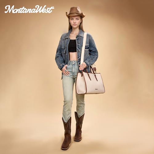 Montana West Laptop Tote Bag for Women 15.6 Inch Waterproof Leather Computer Bags Business Office Work Briefcase MWC-625BG