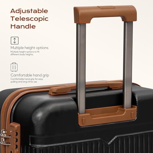 Cosbarn Luggage Sets 5 Piece Suitcases with Wheels