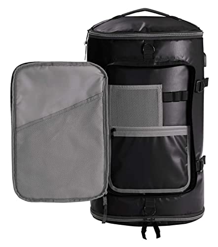 Harley-Davidson Water-Resistant Travel Hybrid Duffel Bag/Backpack - Black