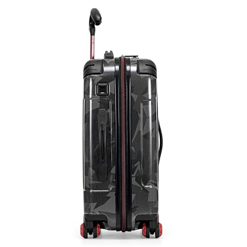 Traveler's Choice Maxporter II Polycarbonate Hardside Trunk with Spinner Wheels, Gray Camo, 22-Inch Carry-on Luggage