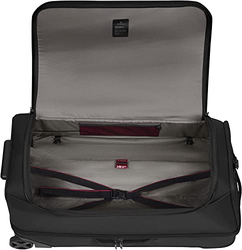 Victorinox Crosslight Wheeled Duffel Bag - Travel Luggage with Wheels - Includes Shoe Storage - Premium Travel Essentials - 87 Liters, Black