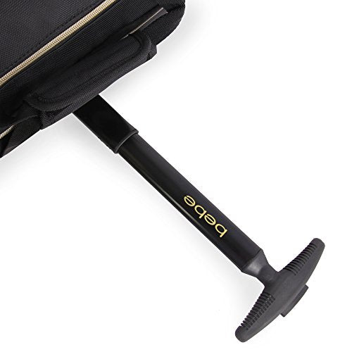 BEBE Danielle - Wheeled Under The Seat Carry On Bag Carry-On Luggage, Croc Black