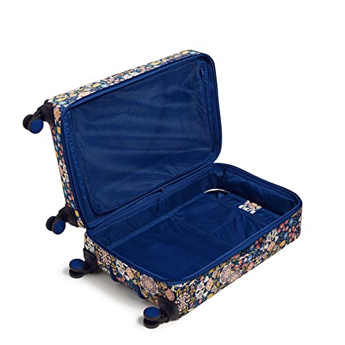 Vera Bradley Women's Softside Rolling Suitcase Luggage, Enchanted Mandala Blue, 27" Check In