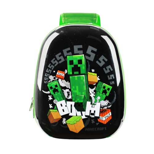 Bioworld Minecraft Creepers 2-Piece Backpack & 18" Luggage Set