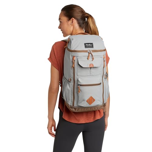 Eddie Bauer Bygone 30L Backpack with Top Loading Knapsack, Terracotta