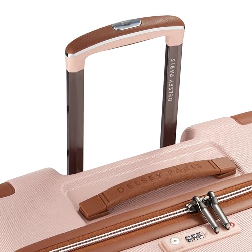 DELSEY PARIS Chatelet Air 2.0 - Hardside Checked Luggage 28 Inch Large - TSA Lock - 360° Spinner Wheels- Polycarbonate Travel Suitcase, Blush Pink