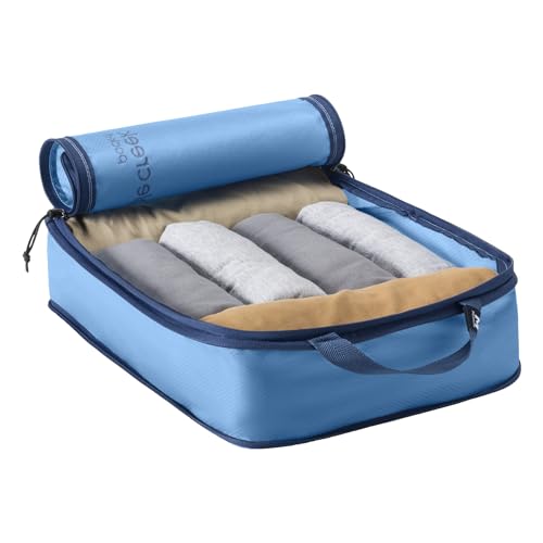Eagle Creek Pack-It Isolate Carry-On Set - Compact Compression Cube Set for Optimizing Luggage Space - Convenient Top Handle - Internal Storage Divider - Water-Resistant - Washable - Blue Dawn