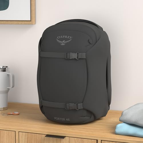 Osprey Porter 46L Travel Backpack, Black