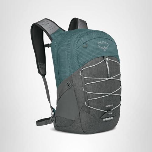 Osprey Quasar 26L Commuter Backpack, Cascade Blue/Coal Grey Heather