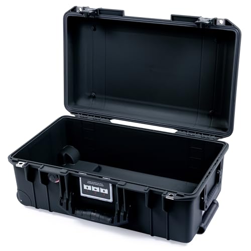 Black Pelican Air 1535 Carry-on Case - Comes empty - Black Handles & TSA Locking Latches.