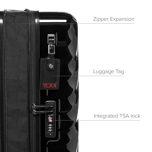 TUMI - 19 Degree Medium Expandable Checked Packing Case - 4-Wheeled Luggage - Hard Shell Suitcase - 26.0" X 17.5" X 10.0" - Black