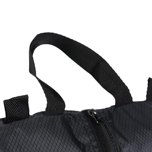 Eagle Creek Pack-It Isolate Shoe Sack - Breathable Shoe Sack for Travel - Lightweight & Portable - Washable - Water-Resistant - Easy-Grab Zipper - Top Handle - Black