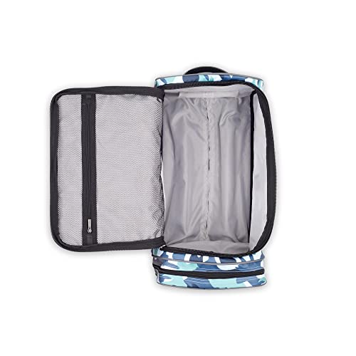 DELSEY Paris Raspail Carry On Rolling Wheeled Duffle Bag, Camo