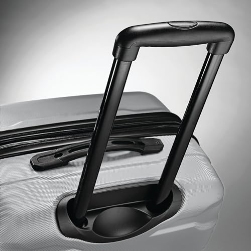 Samsonite Omni PC Hardside Expandable Luggage with Spinner Wheels, Silver, 2-Piece Set (20/24)