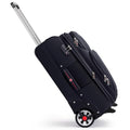 ROPLUS Laduga Softside Expandable Luggage with Large Steel Wheels Checked-Luggage Suicase (Black, 25-Inch)