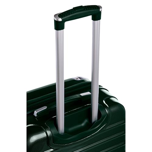 Gabbiano Vintage 3-Piece Luggage PC Hard Shell Set – Expandable Polycarbonate Luggage Set with Spinner Wheels, TSA Lock, Hardside Vintage Luggage Sets (Green, Medium 28")